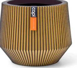 Capi Europe bloempot Groove goud D 9,2 H 7,5 cm