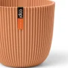 Capi Europe bloempot Groove oranje D 16 H 15 cm