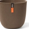 Capi Europe bloempot Groove taupe D 21 H 20 cm