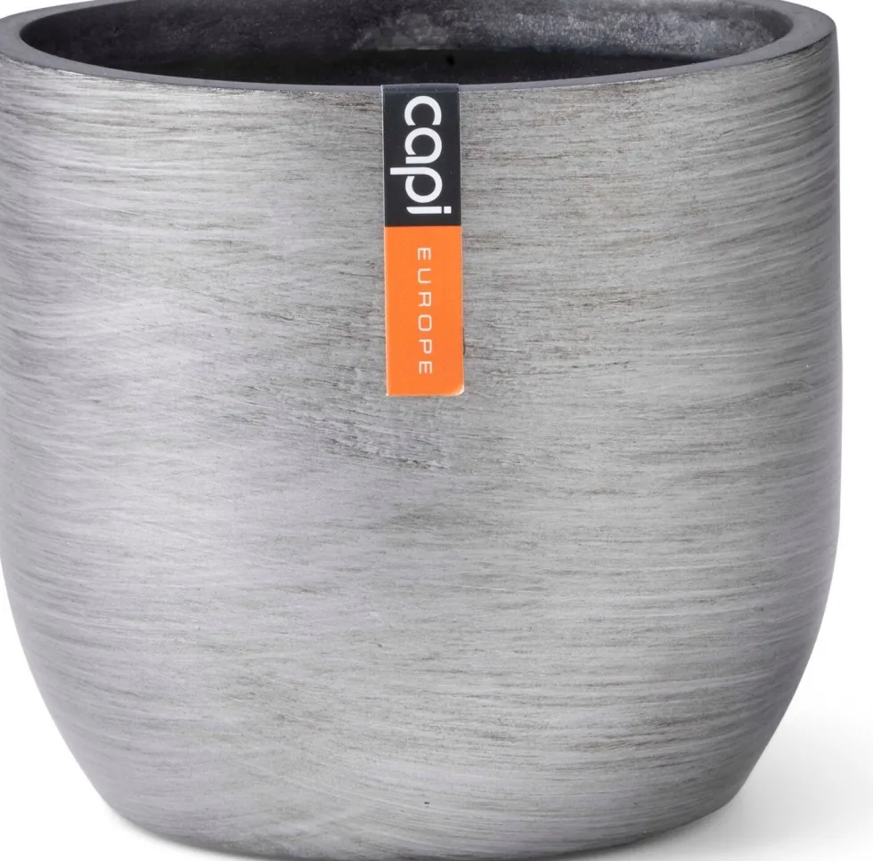 Capi Europe bloempot Lux Retro zilver D 7,5 H 7 cm