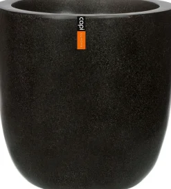 Capi Europe bloempot Lux Terrazzo zwart D 35 H 34 cm