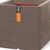 Capi Europe bloempot Nature Rib taupe 40 x 40 x 40 cm