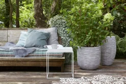 Capi Europe bloempot Nature-Rib ivoor D 40 H 60 cm