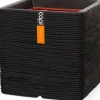 Capi Europe bloempot Nature-Rib zwart 50 x 50 x 50 cm