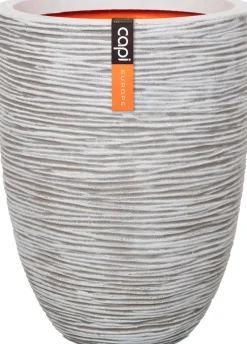 Capi Europe bloempot Nature Rib ivoor D 36 H 47 cm