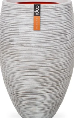 Capi Europe bloempot Nature-Rib crème D 45 H 72 cm