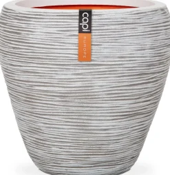 Capi Europe bloempot Nature-Rib ivoor D 42 H 38 cm