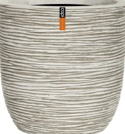 Capi Europe bloempot Nature-Rib wit D 35 H 34 cm