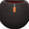 Capi Europe bloempot Nature-Rib zwart D 62 H 48 cm