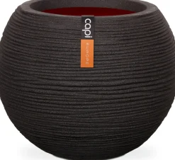 Capi Europe bloempot Nature-Rib zwart D 62 H 48 cm