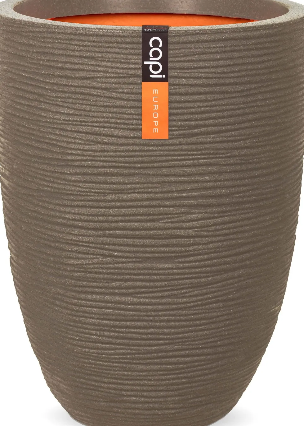 Capi Europe bloempot Nature Rib taupe D 34 H 46 cm