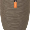Capi Europe bloempot Nature Rib taupe D 46 H 58 cm