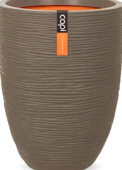 Capi Europe bloempot Nature Rib taupe D 46 H 58 cm