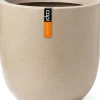 Capi Europe bloempot Waste Smooth beige D 35 H 34 cm