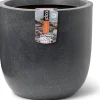 Capi Europe bloempot Waste Smooth antraciet D 35 H 34 cm