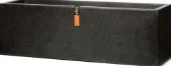 Capi Europe plantenbak Lux Terrazzo zwart 100 x 40 x 40 cm