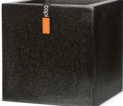 Capi Europe plantenbak zwart 80 x 80 x 80 cm