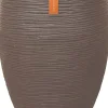 Capi Europe vaas Elegant Deluxe Rib taupe D 50 H 72 cm