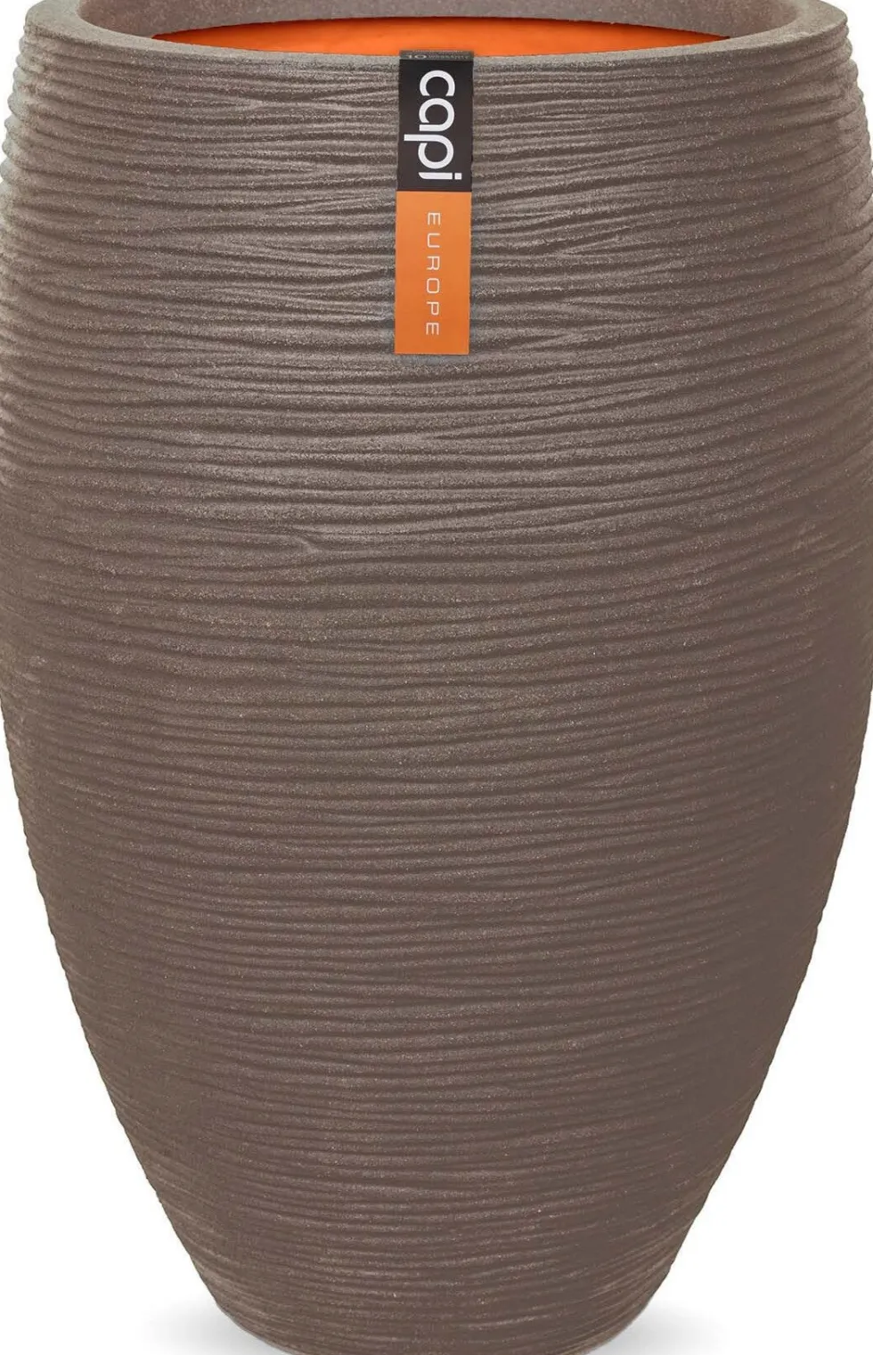 Capi Europe vaas Elegant Deluxe Rib taupe D 50 H 72 cm