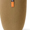 Capi Europe vaas Groove beige D 46 H 58 cm