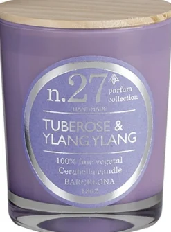 Cerabella geurkaars Tuberose & Ylangylang bloemig 40 uur D 8 H 12 cm