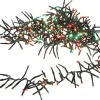Clusterverlichting vlam effect met 384 lampjes multi color 2,4 m