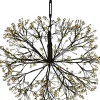 Countryfield cascadeverlichting hangend Apollo zwart met 576 LED lampjes warm wit D 40 cm
