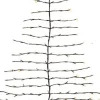 Countryfield clusterverlichting kerstboom 136 lampjes warm wit 5 x 100 x 120 cm