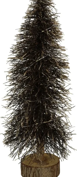 Countryfield decoratieboom Timoi bruin 20 lampjes warm wit D 22 H 50 cm