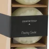 Countryfield drijfkaars Bollie crème 18 uur 3 stuks