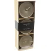 Countryfield drijfkaars Bollie zilver 18 uur D 8,2 H 5,5 cm 3 stuks