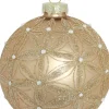 Countryfield kerstbal Raki goud D 10 H 10 cm