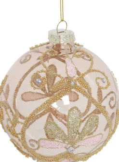 Countryfield kerstbal Raki transparant D 10 H 10 cm