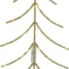 Countryfield kerstfiguur kerstboom Luna goud met 30 lampjes warm wit 9,7 x 19 x 40 cm