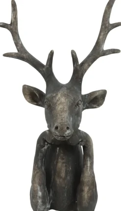 Countryfield kerstfiguur Zen hert bruin 19 x 31,5 x 52 cm