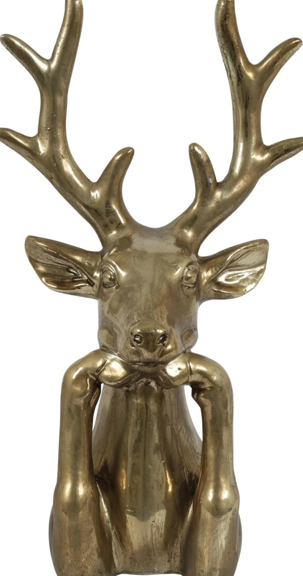 Countryfield kerstfiguur Zen hert goud 17 x 11,5 x 30,5 cm