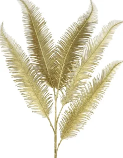 Countryfield kersttak Poly varenblad goud L 82 cm