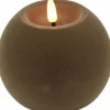 Countryfield LED bolkaars Lyon taupe D 10 H 7 cm