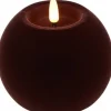 Countryfield LED bolkaars Lyon bordeaux D 10 H 7 cm