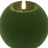 Countryfield LED bolkaars Lyon groen D 10 H 7 cm