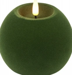 Countryfield LED bolkaars Lyon groen D 10 H 7 cm