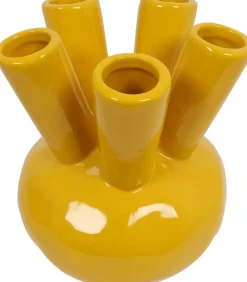 Countryfield tulpenvaas geel D 13,5 H 17 cm