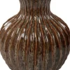 Countryfield vaas Lenn bruin D 27 H 32 cm
