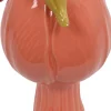Countryfield vaas Tulip Bird donkerroze D 13 H 28 cm