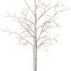 Decoratieboom berk H 130 cm met 120 lampjes warm wit