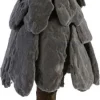 Decoratie boom grijs D 15 H 40 cm