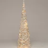 Decoratieboom H 60 cm met 15 LED lampjes warm wit