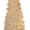 Decoratieboom Kindo transparant met verlichting warm wit D 5,5 H 12 cm