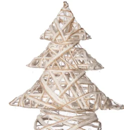 Decoratieboom met 10 LED lampjes warm wit H 30 cm
