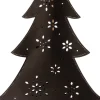 Decoratieboom met 10 LED lampjes warm wit H 41 cm